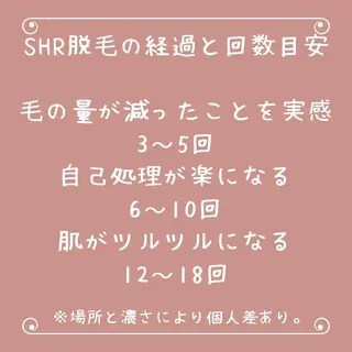 セルフ脱毛 atelier aoのエステ・リラクイメージ