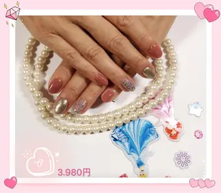 ネイル ラベンダー💖日暮里 ルル💖ネイルのネイルデザイン