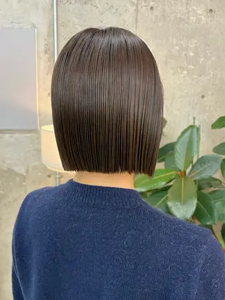 ショート AYAKA/名古屋/ 栄/ボブ/透明カラーのヘアスタイル