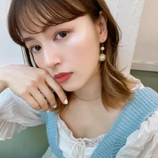 ミディアム カラー 🪭risa 暖色/レイヤー🪭のヘアスタイル