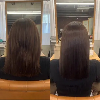 ロング パーマ 🌼髪質改善/透明感 艶髪タケドミのヘアスタイル