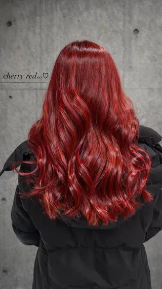 ロング カラー カットモデル募 集🩵AYAKA🩵のヘアスタイル