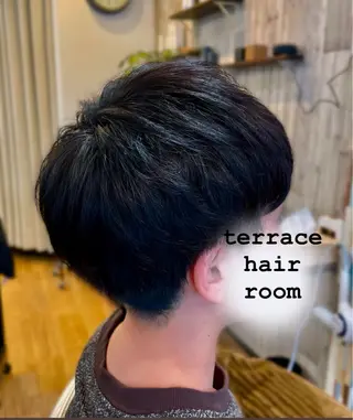 ショート パーマ メンズ メンズサロンテラス所属・テラス 佐藤のヘアスタイル