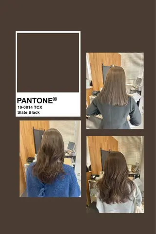 セミロング 韓国ヘア ‎⟡.·KANA🐥のヘアスタイル