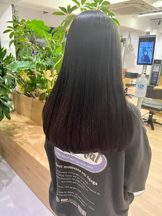 ロング 艶ベージュ/オリーブ カラー🫒airiのヘアスタイル