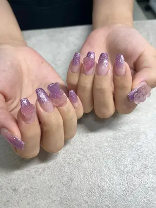 ネイル ネイルルーム チャームのネイルデザイン