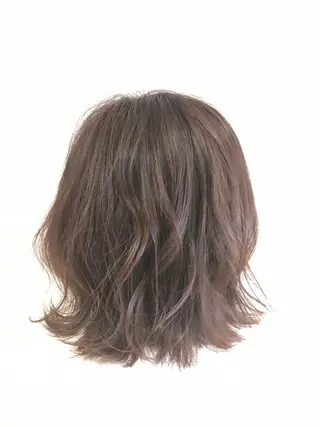 ミディアム カラー パーマ ヘアアレンジ メンズ キッズ ネイル マツエク・マツパ EnBlesS西宮 マンツーマン神道有基のヘアスタイル