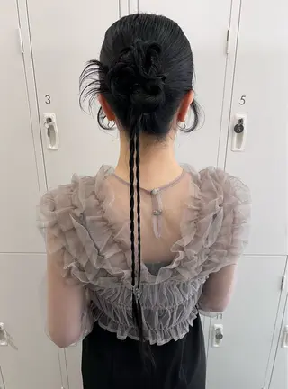 ロング 新宿❤︎ヘアセット ♡YUME🍀のヘアスタイル