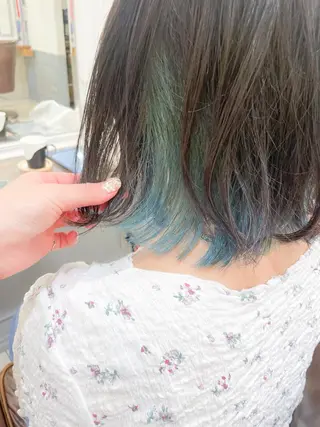ミディアム カラー ✨カラー支持No.1 🧸ワキ カナコ🧸のヘアスタイル