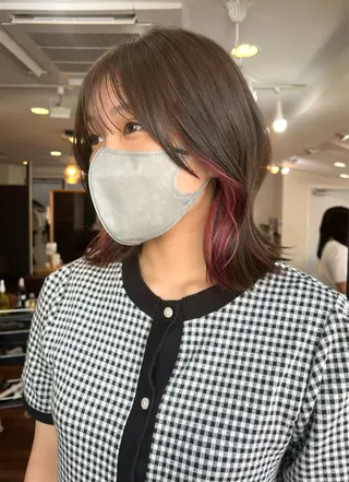 ミディアム 韓国ヘア 🎀華澄のヘアスタイル