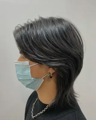 カラー メンズ ヨシダ ジュンのヘアスタイル