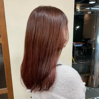 ロング カラー 💜カラー/縮毛矯正 /NARUKA💜のヘアスタイル