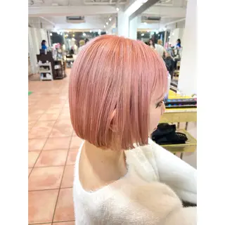 ショート カラー ヘアアレンジ 🦋エクステ/透明感 カラー🦋宮川莉央のヘアスタイル