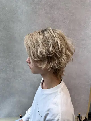 メンズ 【𝐀𝐬𝐡大森】 石崎竜祐のヘアスタイル