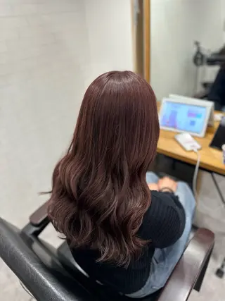 ロング カラー ハイトーン&透明感 カラー☘️片山優陽のヘアスタイル