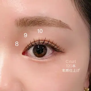 マツエク・マツパ MAQUM Rinoのマツエク・マツパデザイン