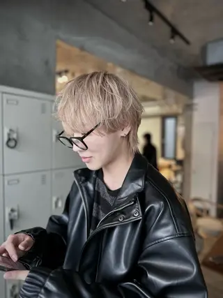 カラー メンズ 高島 悠吾のヘアスタイル