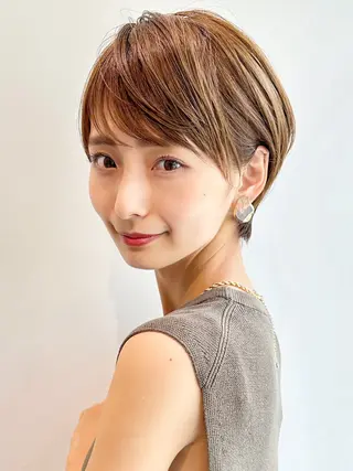 ショート 大人ショート特化/ カットモデル/表参道のヘアスタイル