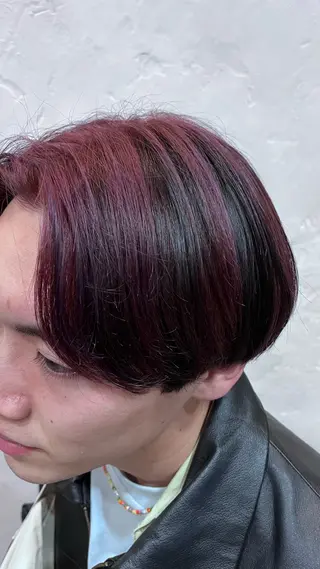 カラー メンズ ハイトーンカラー/ 田中和磨のヘアスタイル