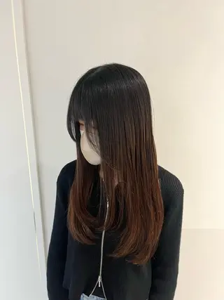 ロング 大宮レイヤーカット× 透明感カラー　rioのヘアスタイル