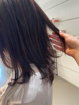 セミロング chic 有山 美瑠のヘアスタイル