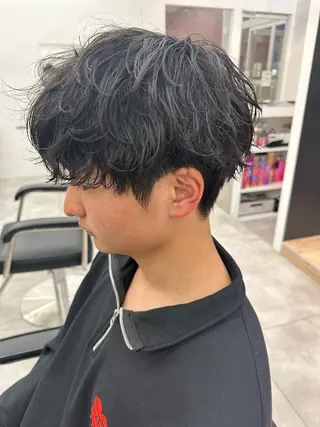 メンズ メンズパーマ/波巻き 桜井凌平のヘアスタイル