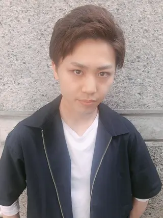 ショート カラー パーマ ヘアアレンジ メンズ CHIC share salon所属・ちこ .のヘアスタイル