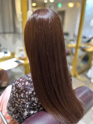 ロング 縮毛矯正／レイヤー／ 🌼mizukiのヘアスタイル