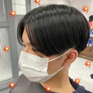 ショート カラー メンズ 🖤韓国艶髪 RINA🖤のヘアスタイル