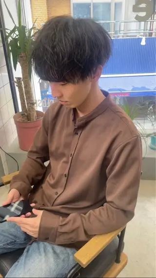 ショート パーマ メンズ メンズ専門サロン wokeのヘアスタイル