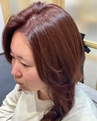 ミディアム カラー 札幌 ヘアアレンジ 🍎 タナカセリナのヘアスタイル