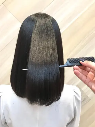 ミディアム 髙橋 かすみのヘアスタイル