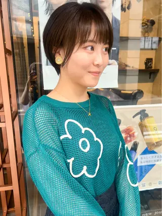 ショート カラー Aya/四条烏丸/ インナーカラーのヘアスタイル