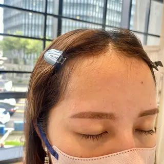 アイブロウ 増井 彩乃のヘアスタイル