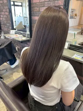 カラー 透明感カラー yuiのヘアスタイル