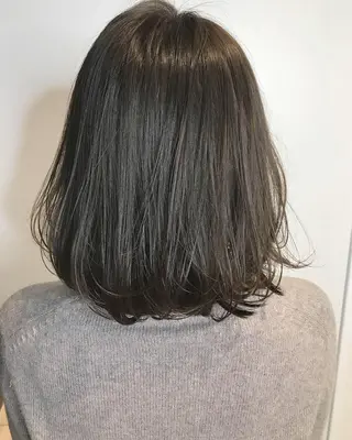 ミディアム カット講師 久保匠のヘアスタイル