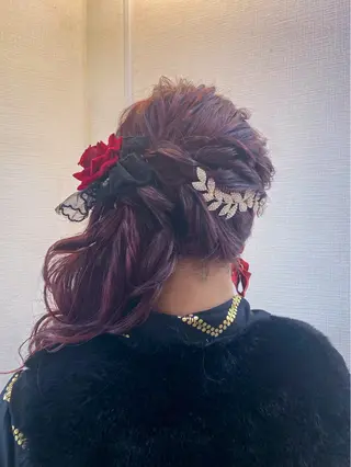 ヘアアレンジ hair make もりした ゆうのヘアスタイル