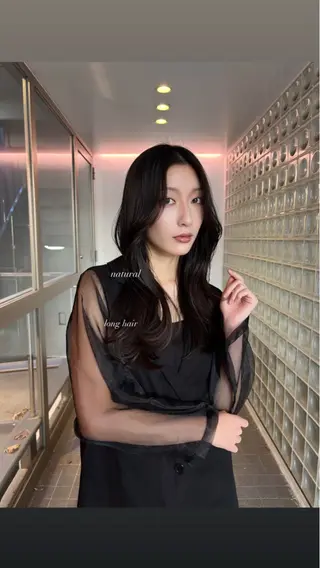 ロング 表参道レイヤー Kinoのヘアスタイル
