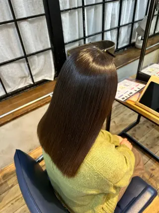 セミロング 縮毛矯正＆髪質改善 特化/ゆいのヘアスタイル