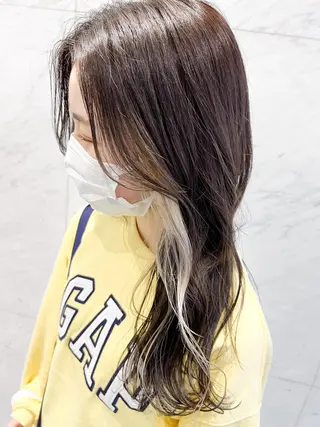 ロング カラー ベイリコルド　アトリ 店長　宮城一真のヘアスタイル