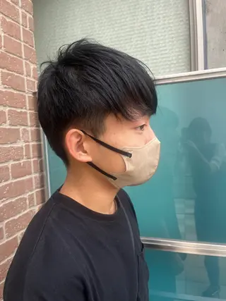 ショート カラー メンズ 久木原 ゆりのヘアスタイル