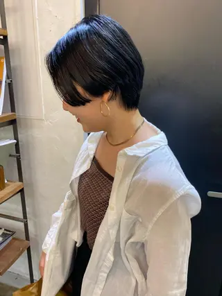 ショート 中谷 友莉花のヘアスタイル