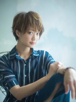 ショート カラー 松島祐介【店長／ トップディレクター】のヘアスタイル