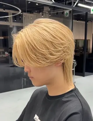 カラー メンズ 菅野 心悠/メンズヘアのヘアスタイル