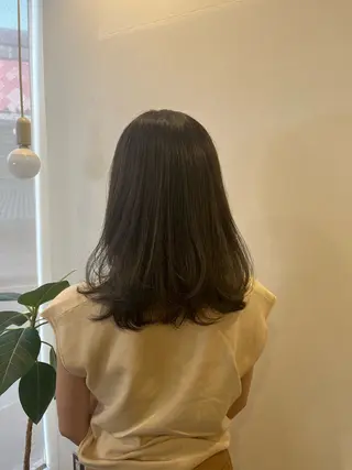 ロング 田中 結月のヘアスタイル