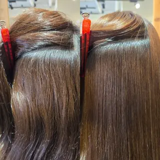 セミロング 野村 果音(カノン)のヘアスタイル