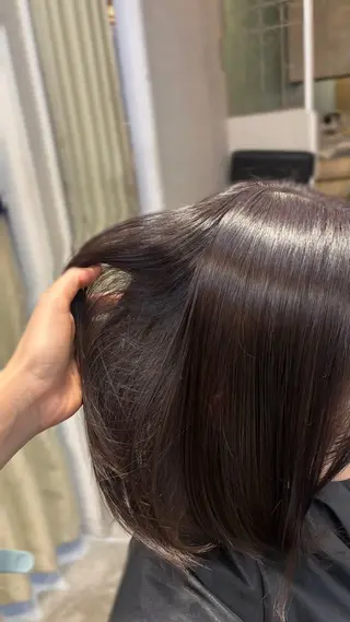 ミディアム カラー ブリーチなしカラー 🥣髪質改善/はなえのヘアスタイル