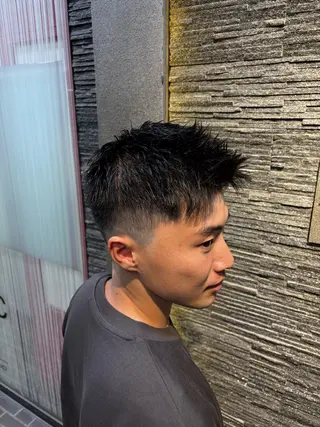 ショート メンズ ほり たつみのヘアスタイル