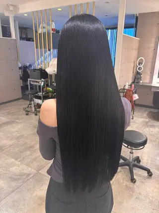 ロング 海外風ヘア 野田光也のヘアスタイル