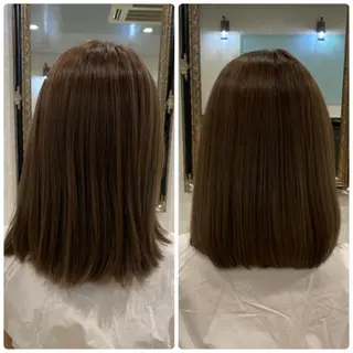 セミロング ツバサ 髪質改善のヘアスタイル